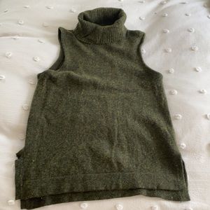 J.Crew Sleeveless Turtleneck Sweater